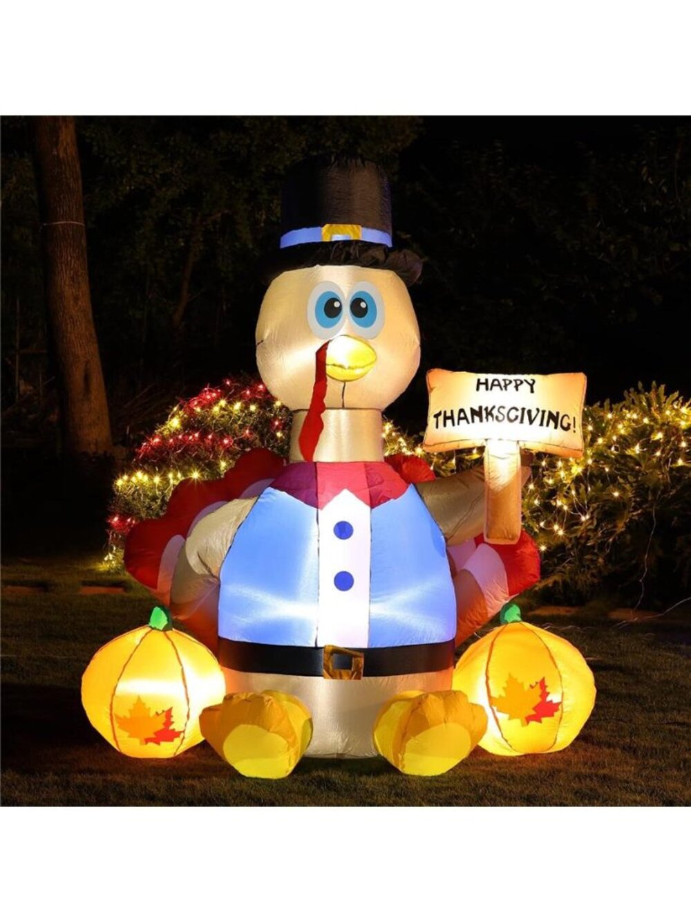 Thanksgiving Inflatable Decorations,ighted Happy Thanksgiving Inflatables - Picture 3 of 6